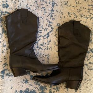 Zara cowboy boots